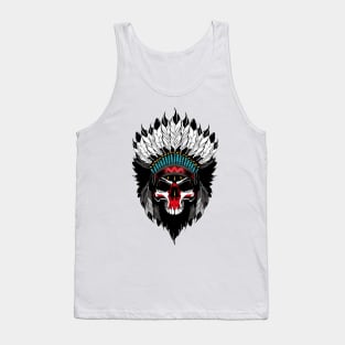 native skull Tank Top